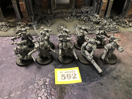 10x Legionaires #592 Chaos Space Marines Warhammer 40k