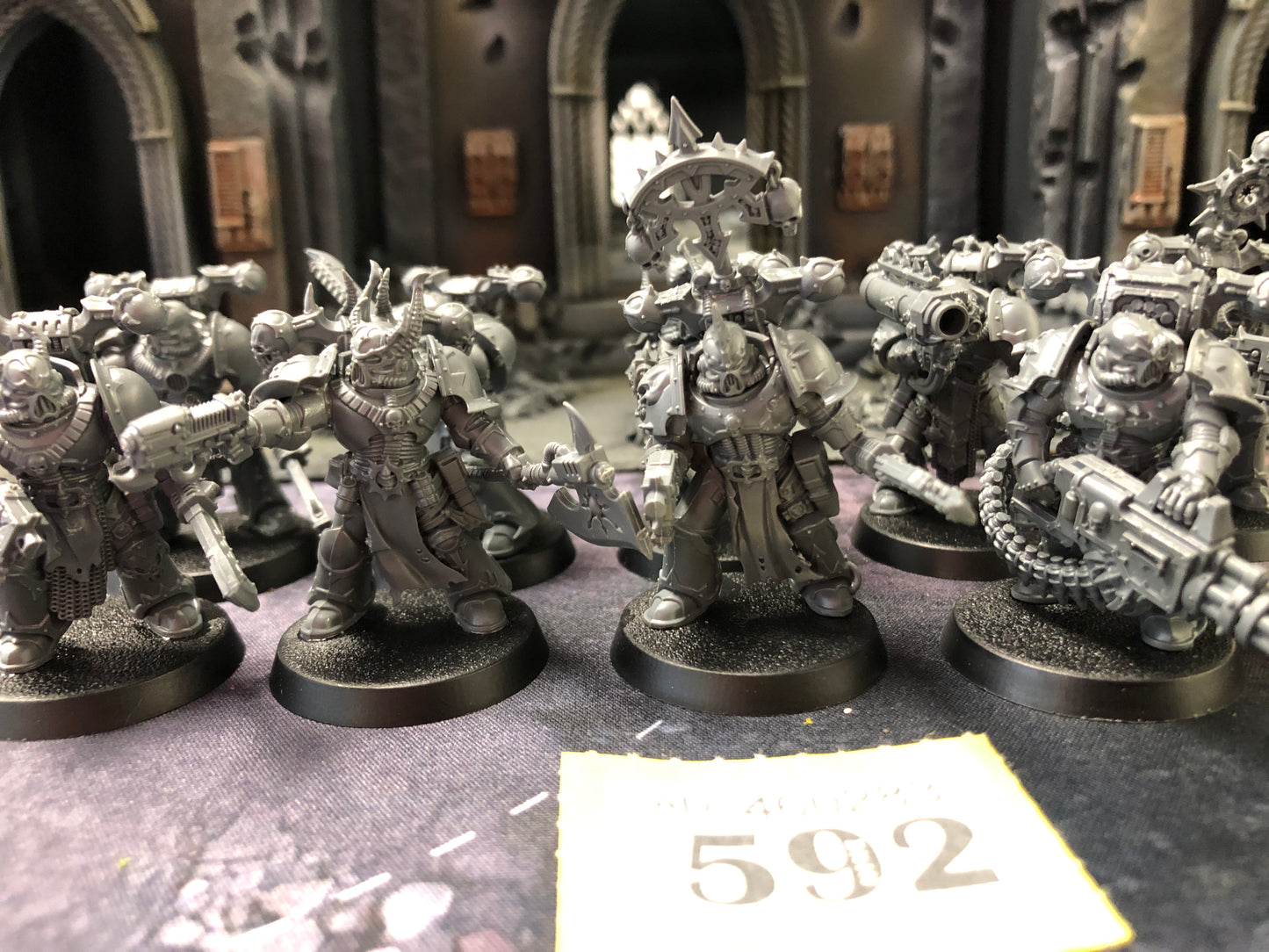 10x Legionaires #592 Chaos Space Marines Warhammer 40k
