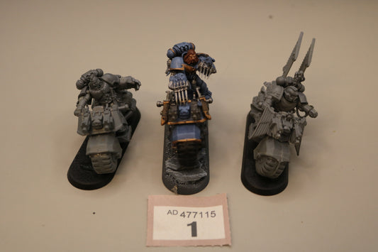 3x OOP Biker Squad #1 Space Wolves Space Marines Warhammer 40k