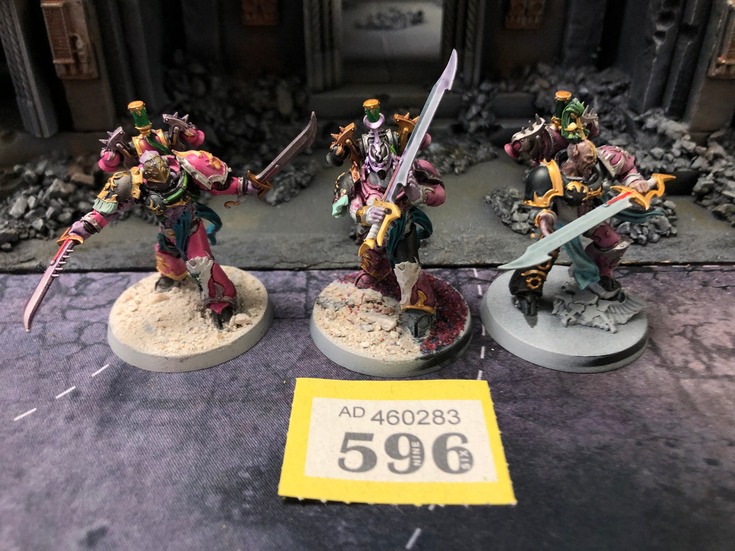 3x Flawless Blades #596 Emperor's Children AOS Warhammer 40k