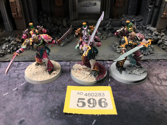 3x Flawless Blades #596 Emperor's Children AOS Warhammer 40k
