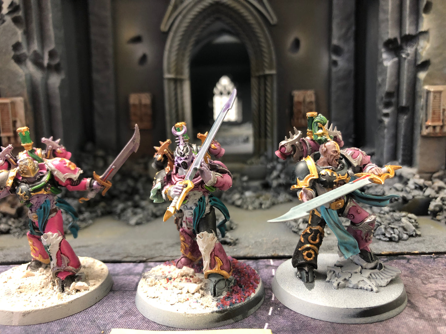 3x Flawless Blades #596 Emperor's Children AOS Warhammer 40k