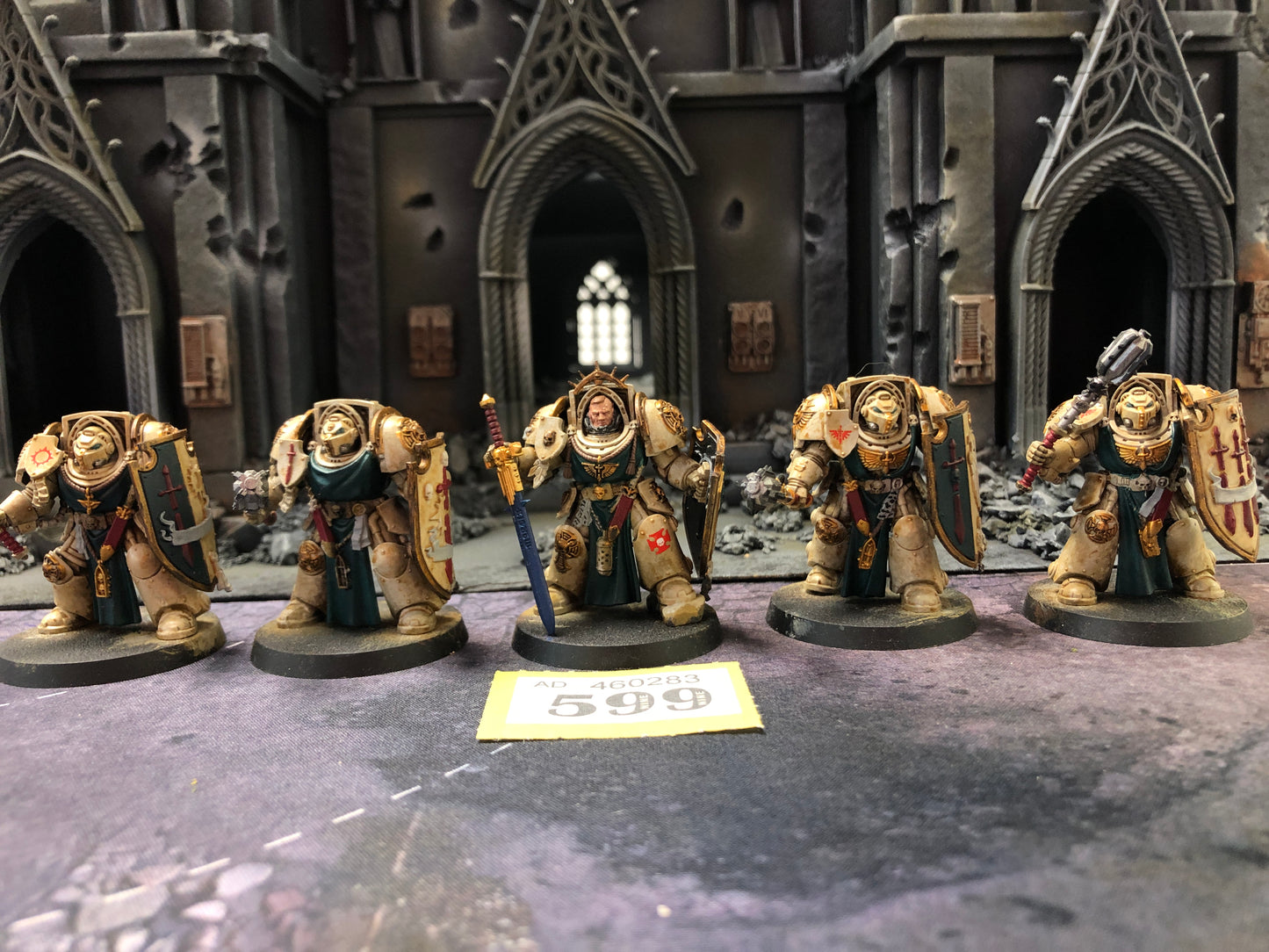 5x Deathwing Terminators Dark Angels #599 Well Painted Space Marines Warhammer 40k