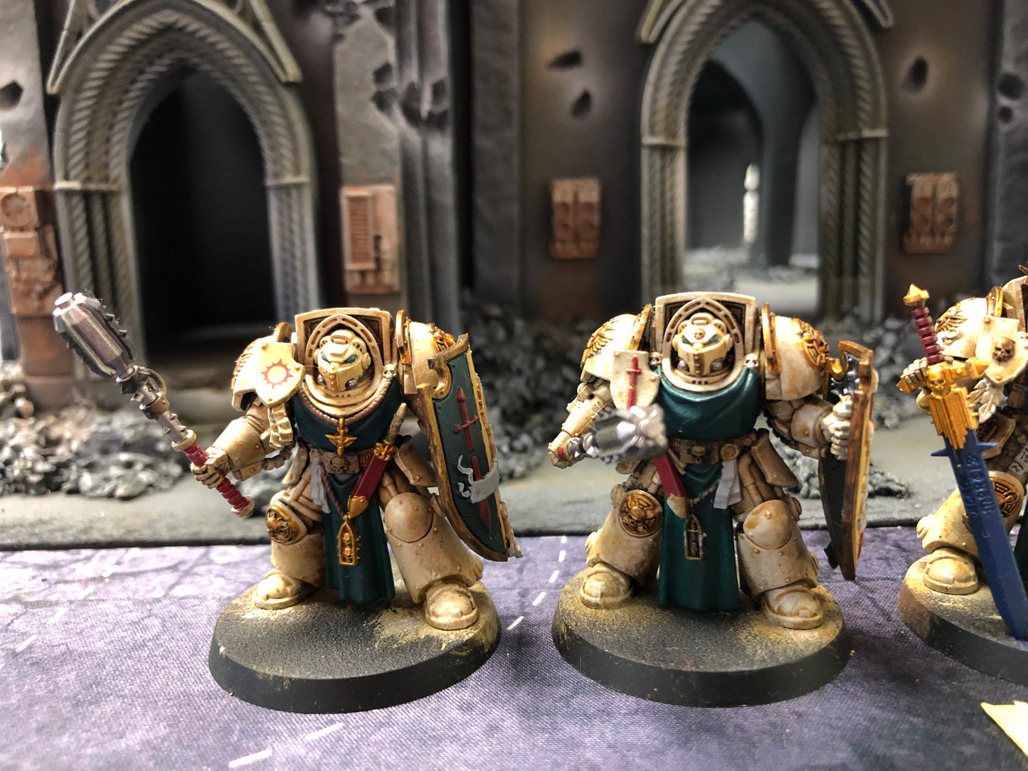 5x Deathwing Terminators Dark Angels #599 Well Painted Space Marines Warhammer 40k