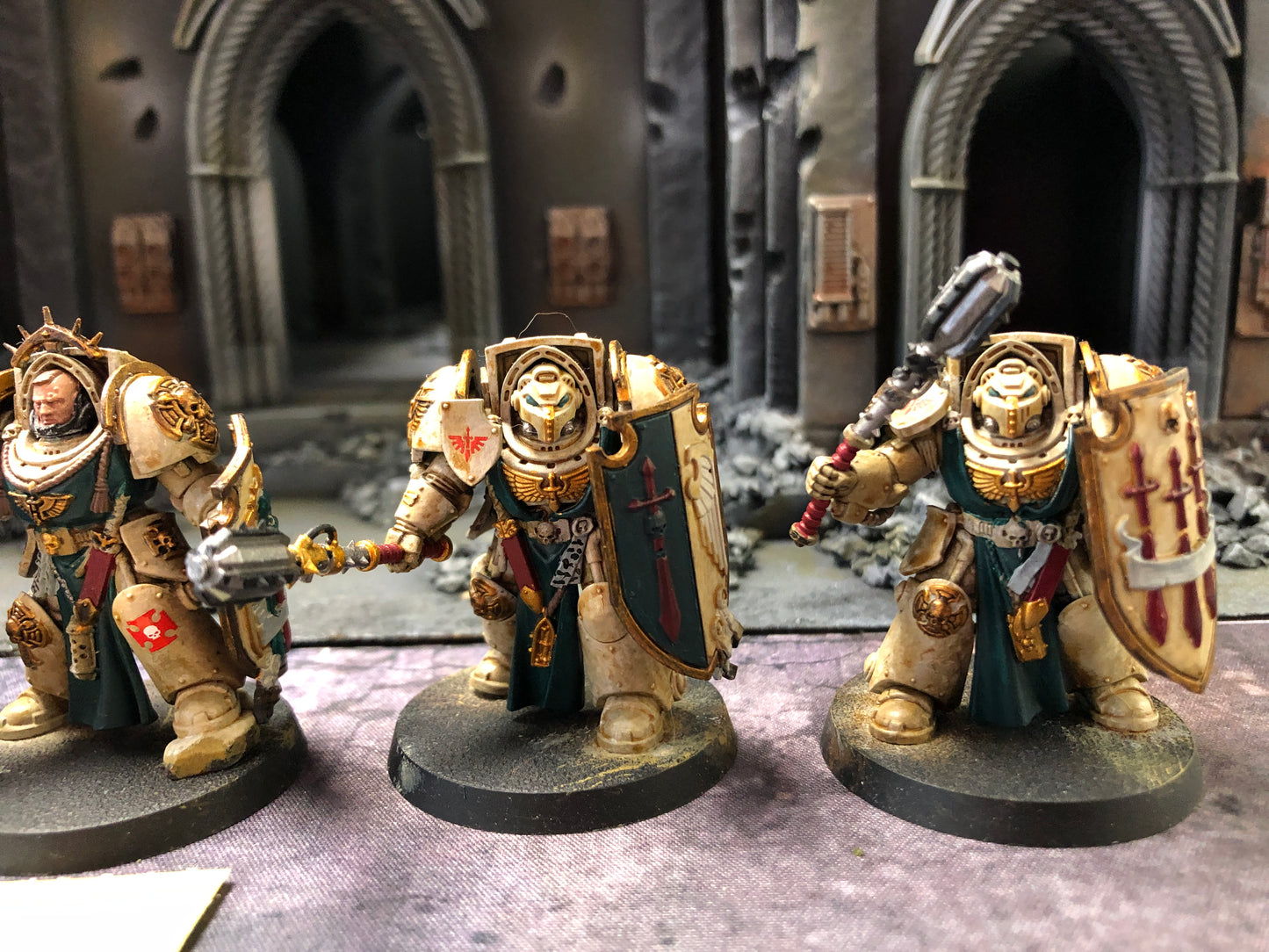 5x Deathwing Terminators Dark Angels #599 Well Painted Space Marines Warhammer 40k