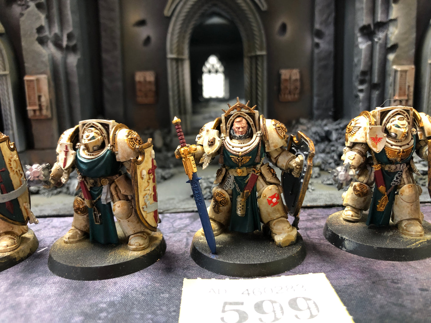 5x Deathwing Terminators Dark Angels #599 Well Painted Space Marines Warhammer 40k