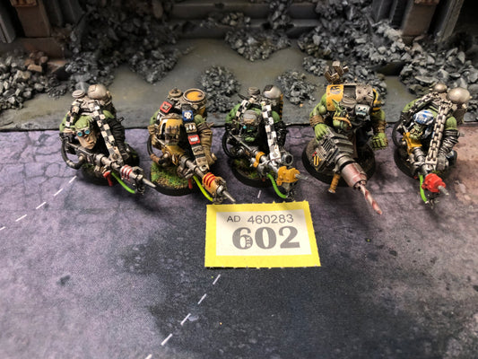 5x Burna Boyz #602 VERY Well Painted Orks Warhammer 40k