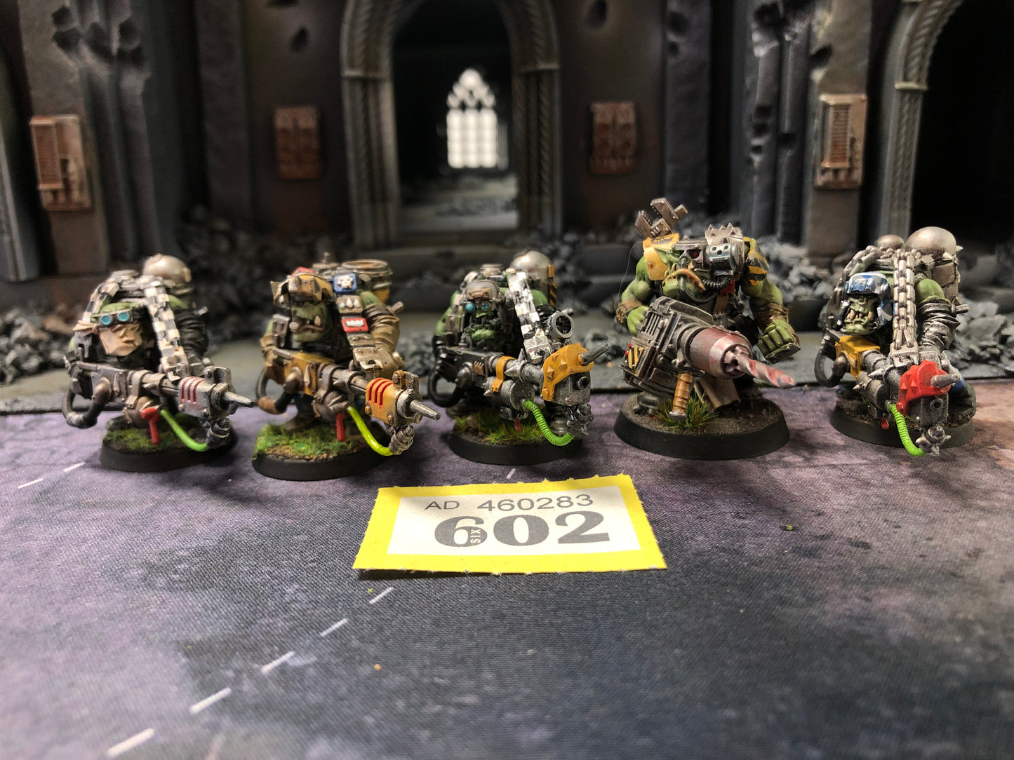 5x Burna Boyz #602 VERY Well Painted Orks Warhammer 40k