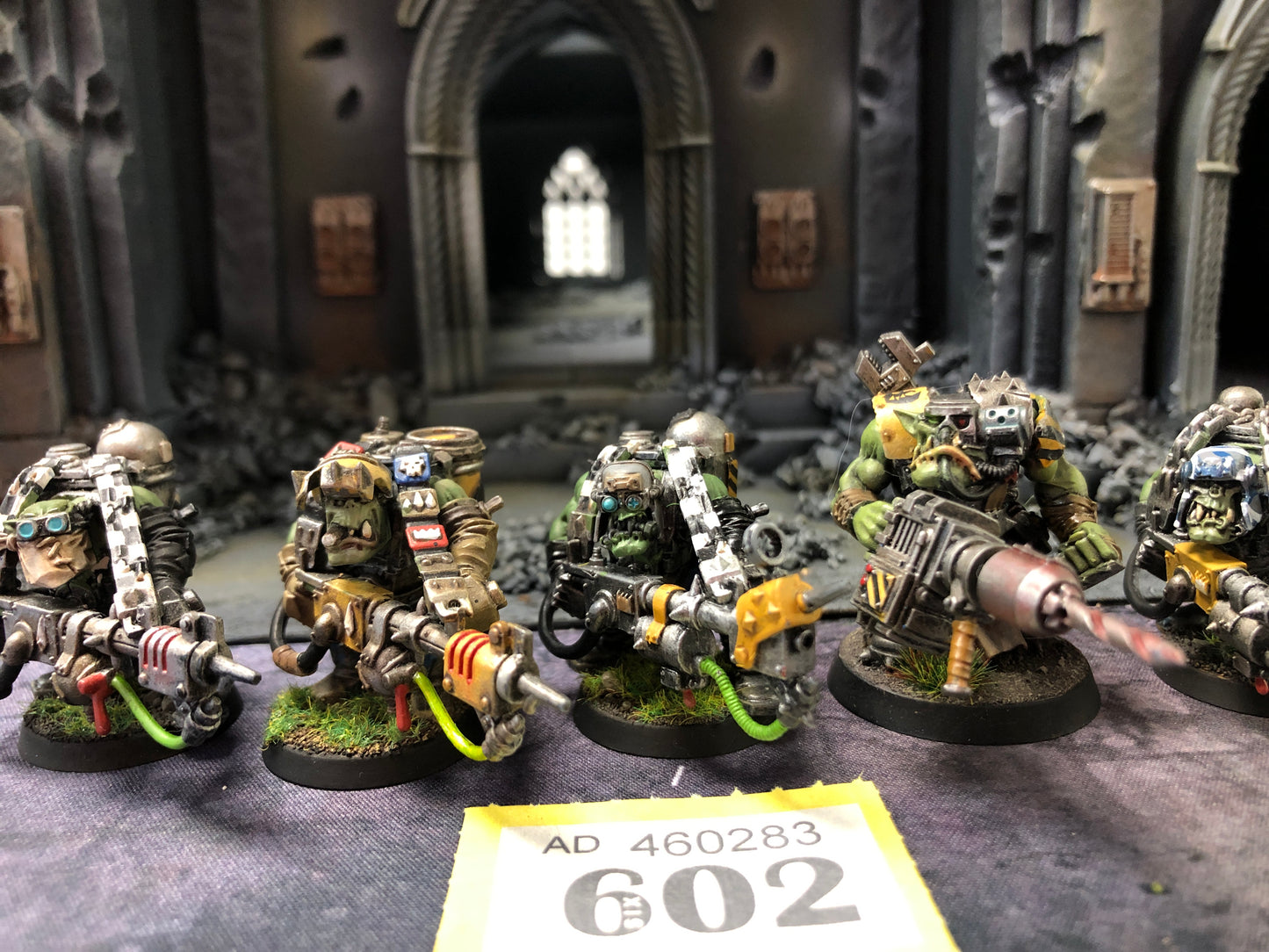 5x Burna Boyz #602 VERY Well Painted Orks Warhammer 40k