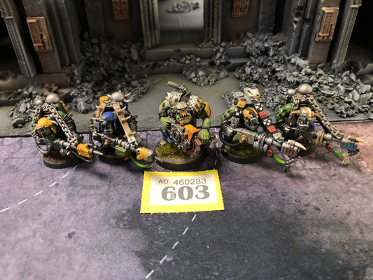 5x Burna Boyz #603 VERY Well Painted Orks Warhammer 40k
