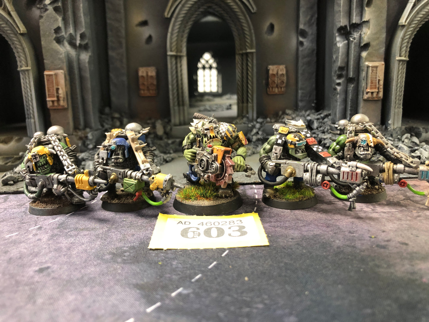 5x Burna Boyz #603 VERY Well Painted Orks Warhammer 40k