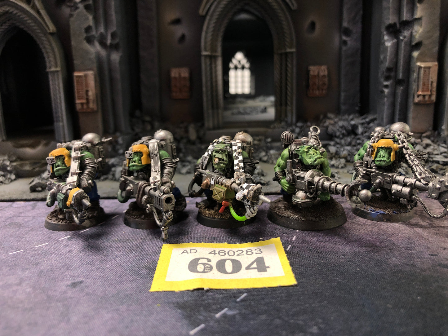 5x Burna Boyz #604 VERY Well Painted Orks Warhammer 40k