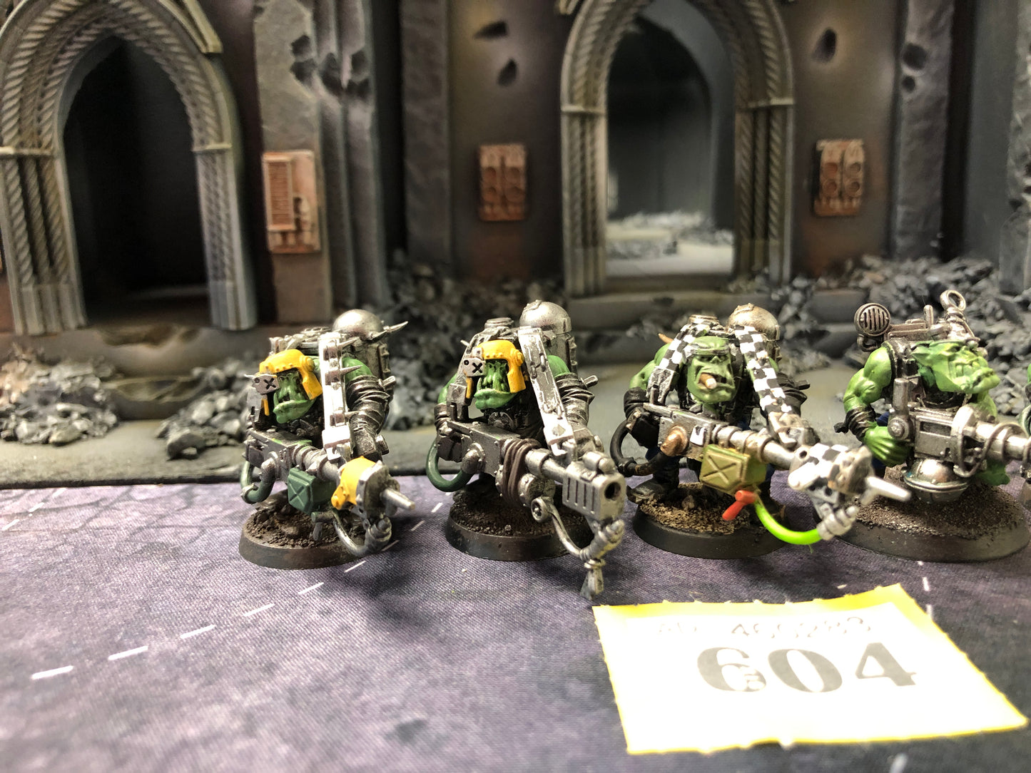 5x Burna Boyz #604 VERY Well Painted Orks Warhammer 40k