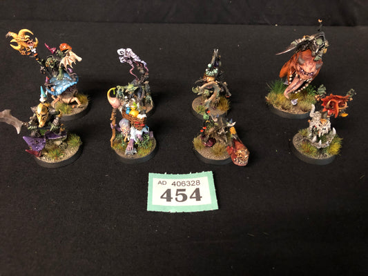 8x Various HQs Squigs Orks #454 VERY Well Painted Gloomspite Gitz AOS Warhammer 40k