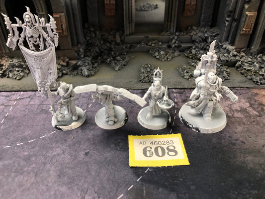 Chaplain Grimaldus & Retinue Black Templars #608 Space Marines Warhammer 40k