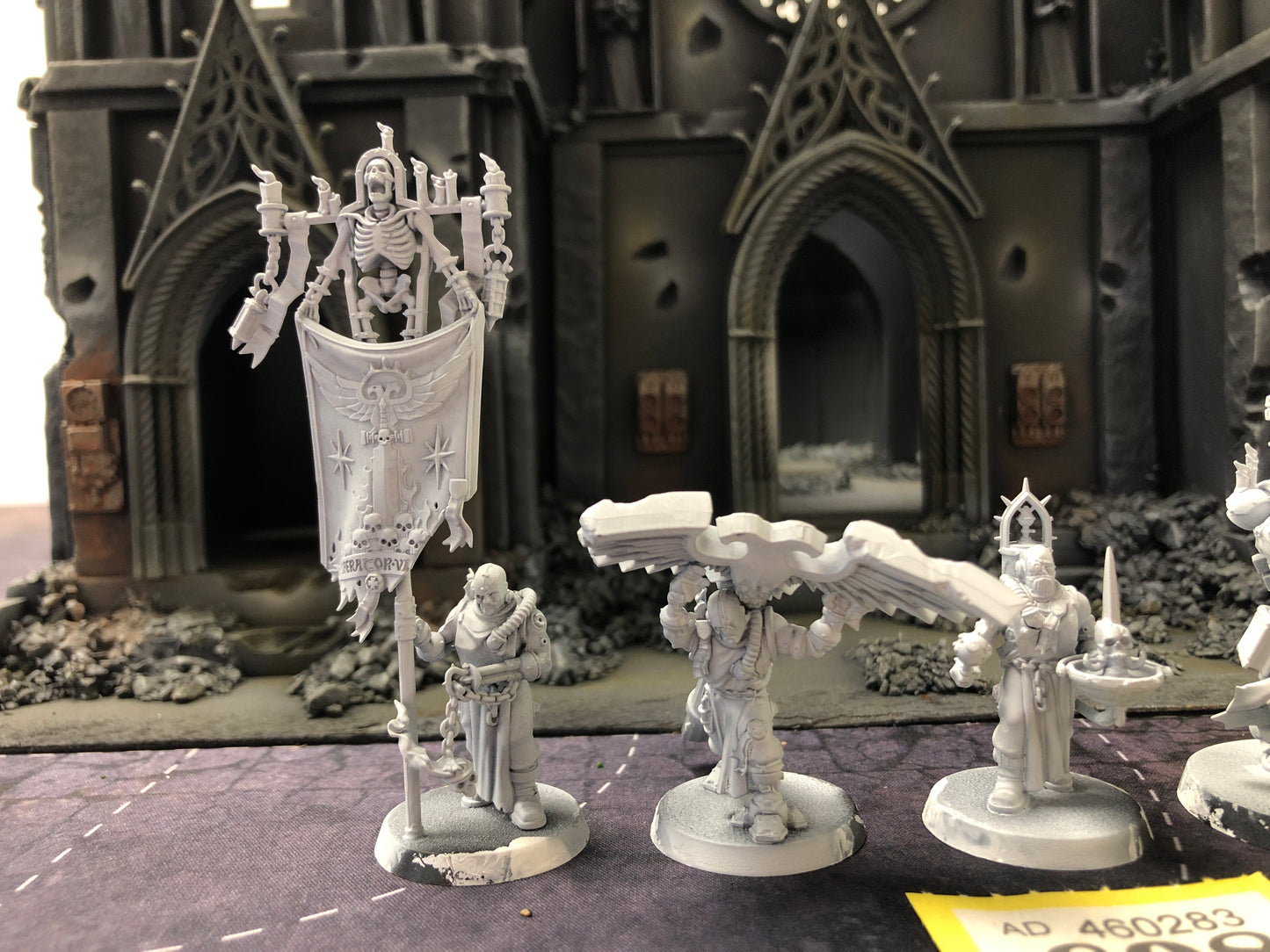 Chaplain Grimaldus & Retinue Black Templars #608 Space Marines Warhammer 40k