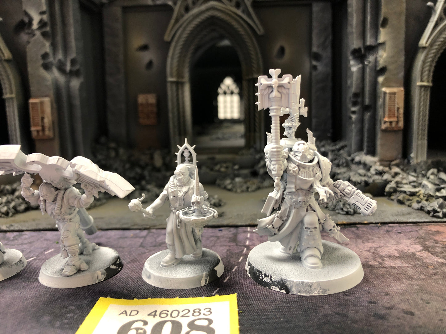 Chaplain Grimaldus & Retinue Black Templars #608 Space Marines Warhammer 40k