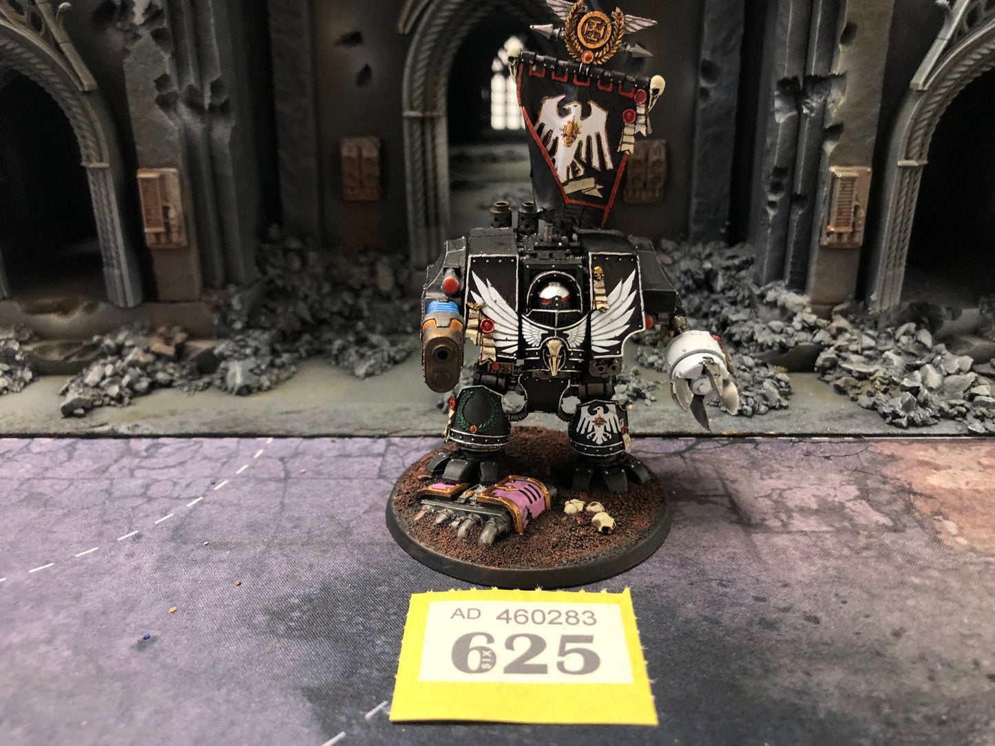 Raven Guard Mark IV Dreadnought Rare OOP Forge World #625 Well Painted Space Marines Warhammer 40k