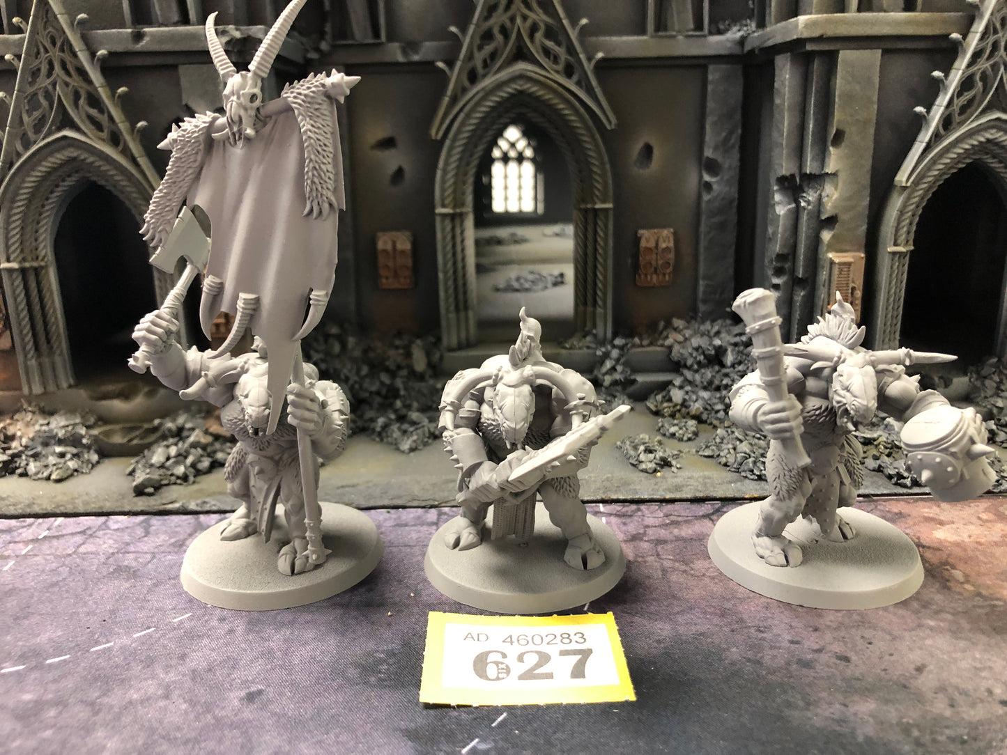 3x Minotaur Herd #627 Beastmen Fantasy Old World Warhammer 40k