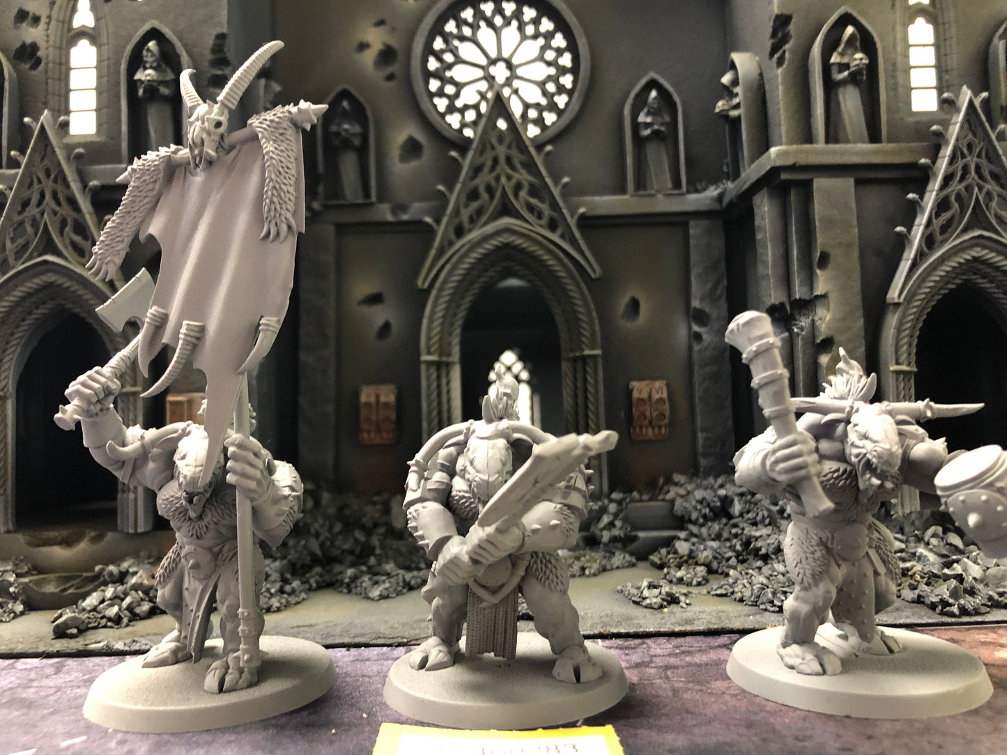 3x Minotaur Herd #627 Beastmen Fantasy Old World Warhammer 40k