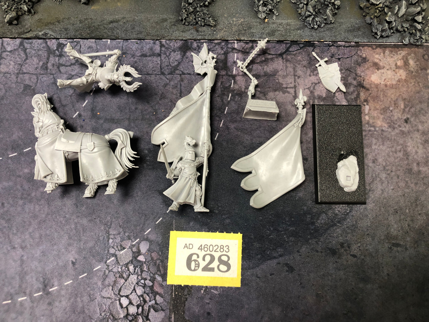 Mounted Banner Bearer #628 Kingdoms of Bretonnia Old World Fantasy Warhammer 40k