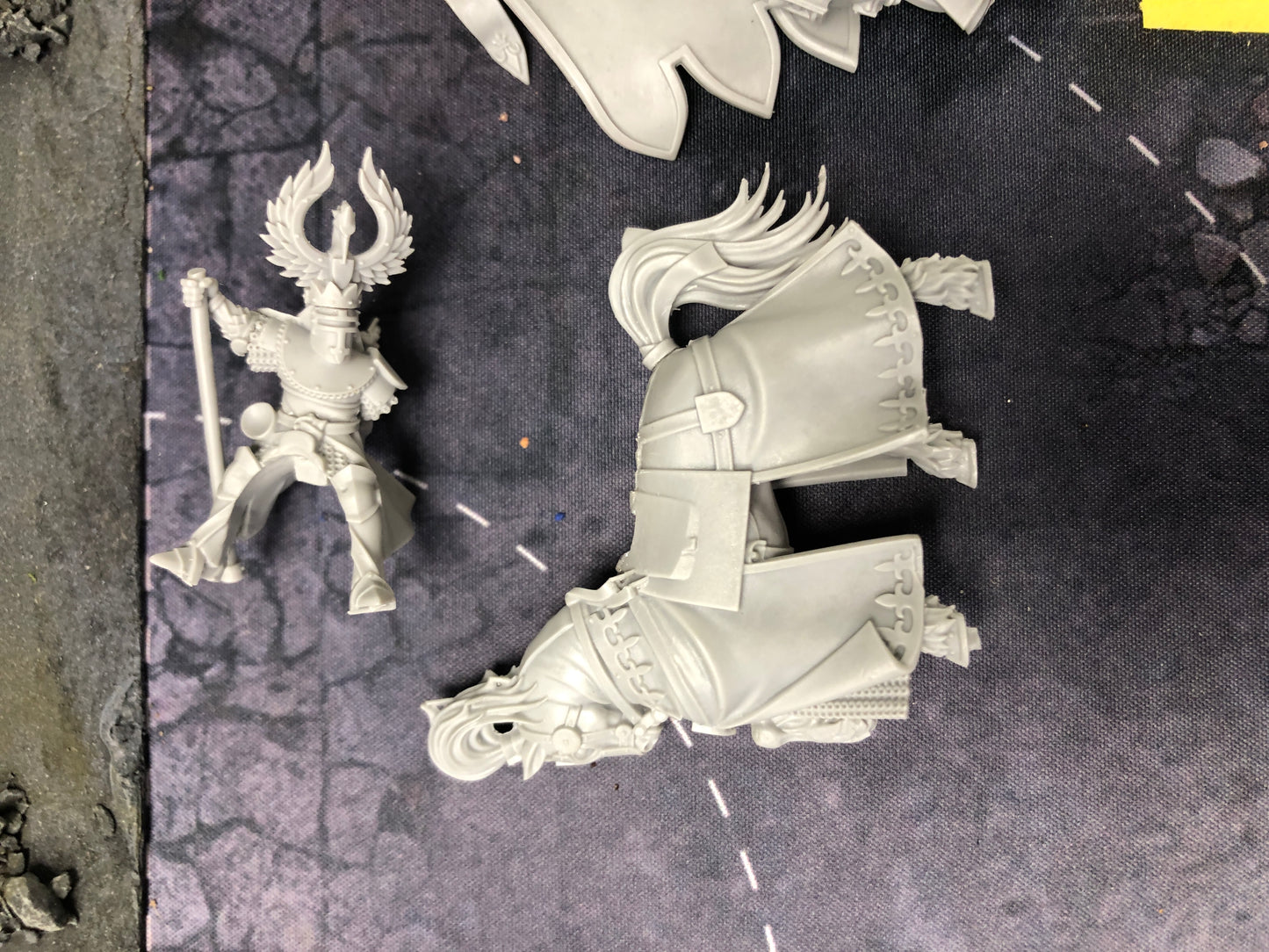 Mounted Banner Bearer #628 Kingdoms of Bretonnia Old World Fantasy Warhammer 40k