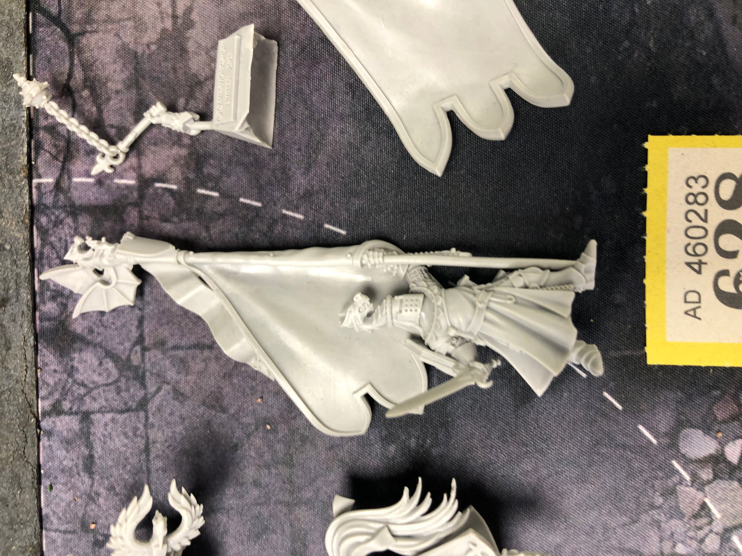 Mounted Banner Bearer #628 Kingdoms of Bretonnia Old World Fantasy Warhammer 40k