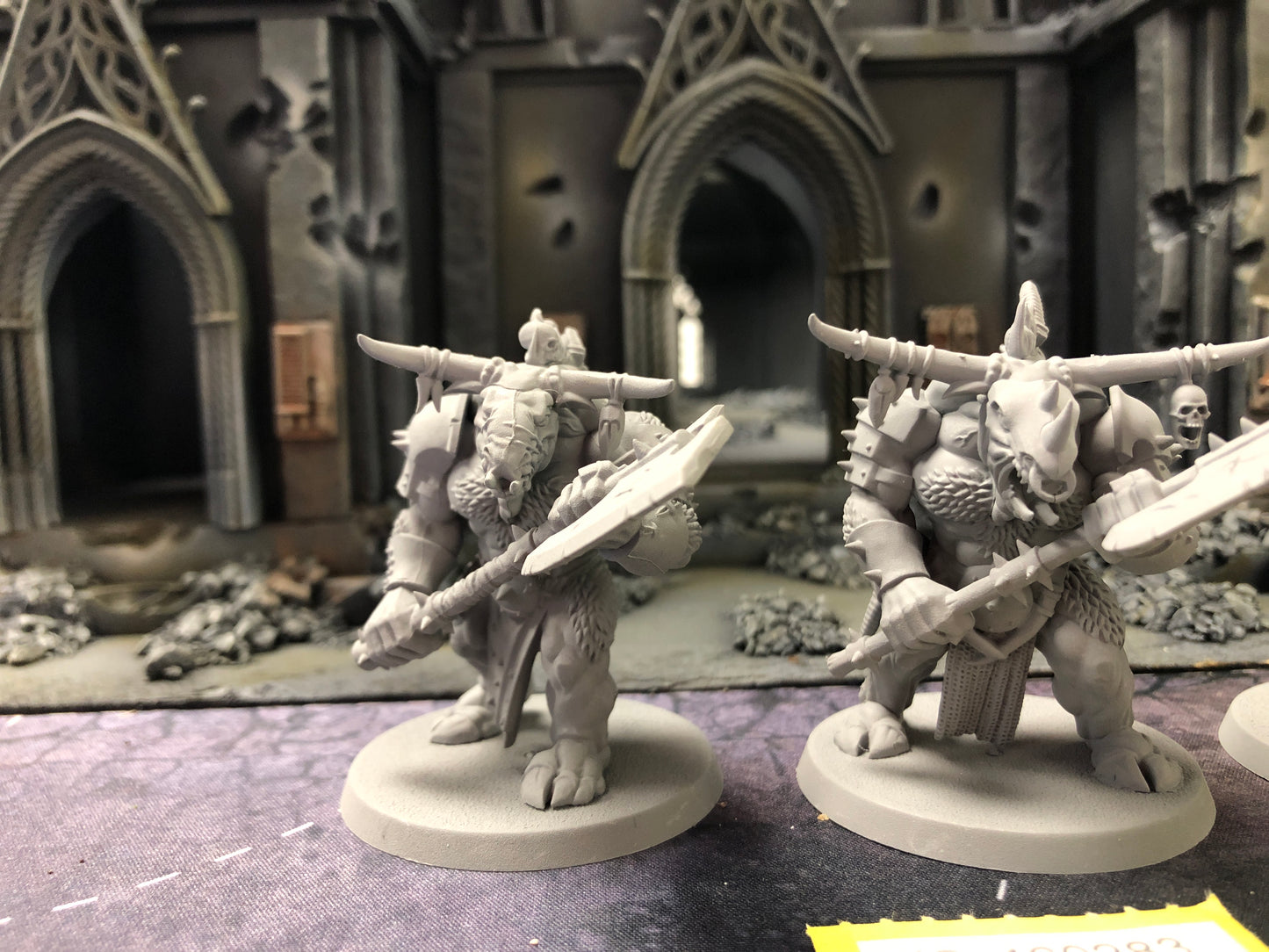 3x Minotaur Herd #630 Beastmen Fantasy Old World Warhammer 40k