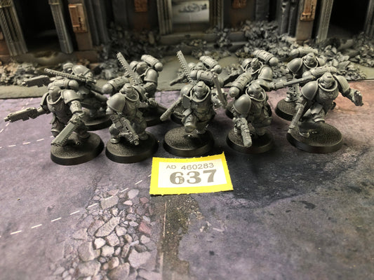 10x Primaris Assault Intercessors #637 Space Marines Warhammer 40k
