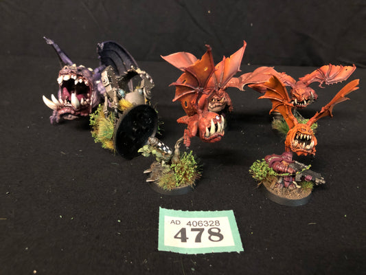 5x Custom Bat Squigs Orks #478 VERY Well Painted Gloomspite Gitz AOS Warhammer 40k