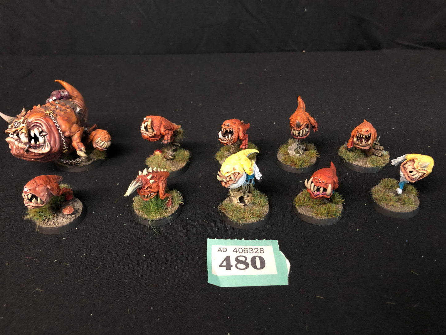 10x Squig Herd Orks #480 VERY Well Painted Gloomspite Gitz AOS Warhammer 40k