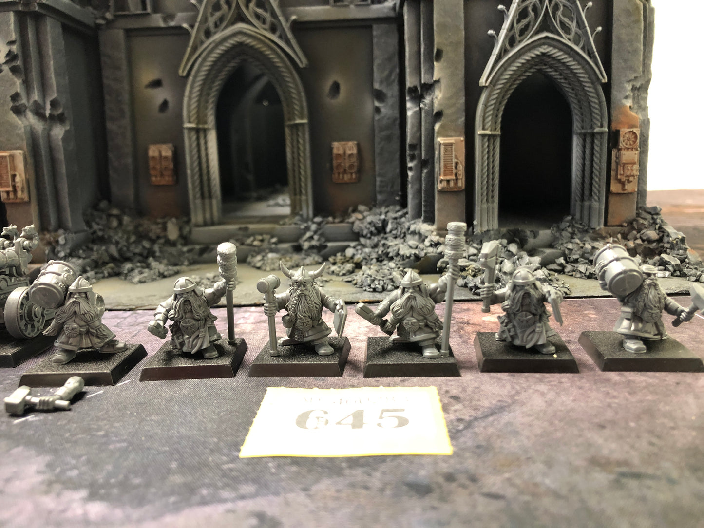 Canon + Organ Gun #645 Dwarves Fantasy Old World Warhammer 40k