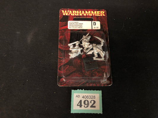 Gutter Runners OOP Metal #492 Skaven AOS Warhammer 40k