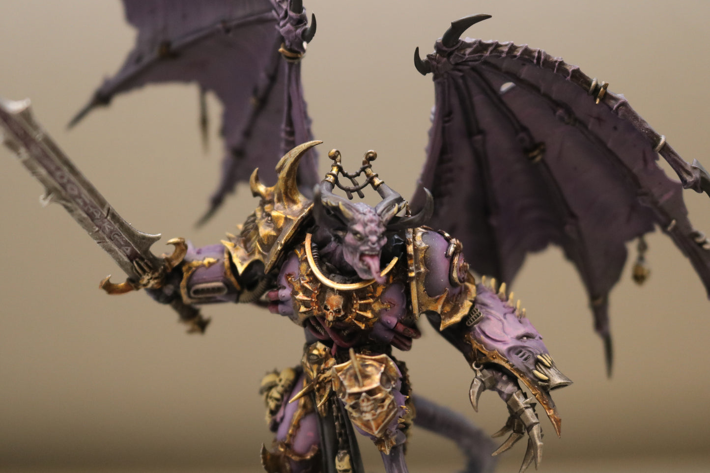 Daemon Prince Very Well Painted #55 Emperor's Children Chaos Space Marines Warhammer 40k AOS