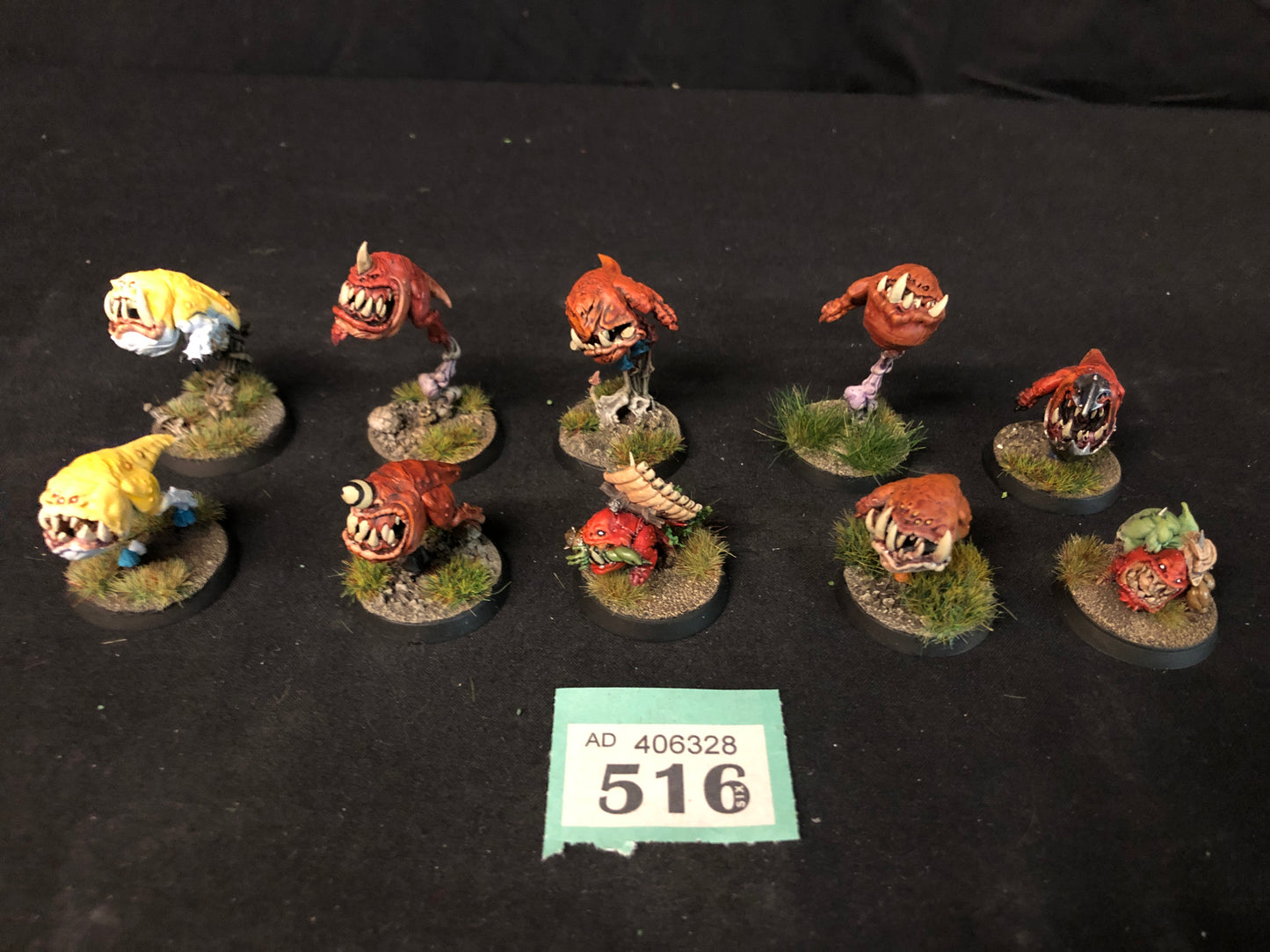 10x Squig Herd Orks #516 VERY Well Painted Gloomspite Gitz AOS Warhammer 40k