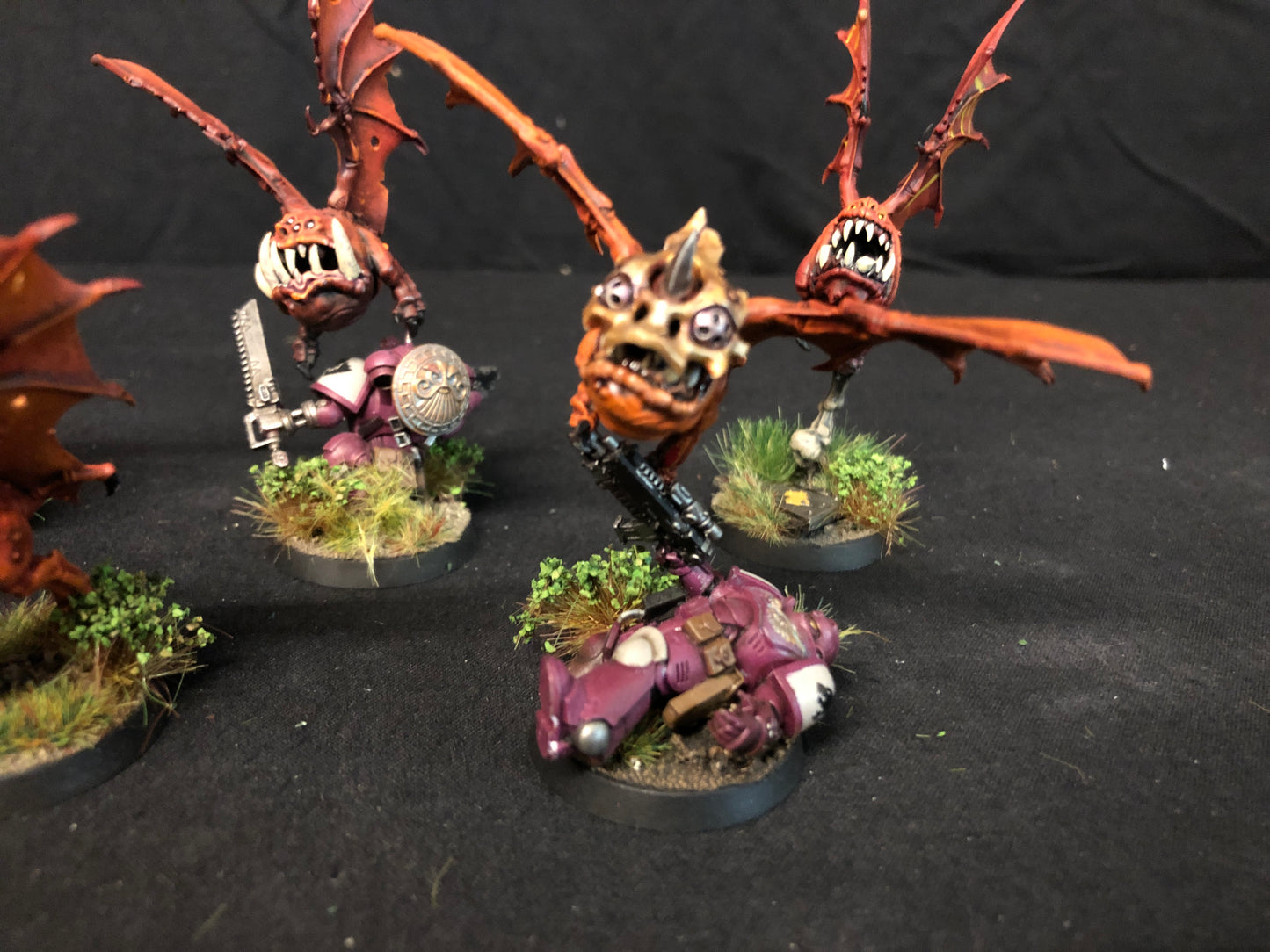 5x Custom Squig Bats Orks #523 VERY Well Painted gloomspite Gitz AOS Warhammer 40k