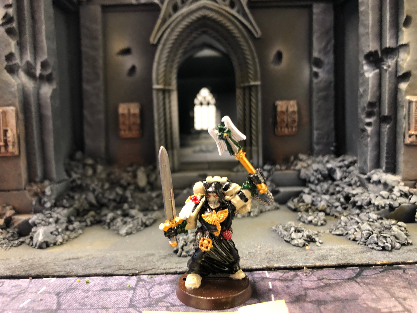 OOP Dark Angels Chaplain #681 Space Marines Warhammer 40k