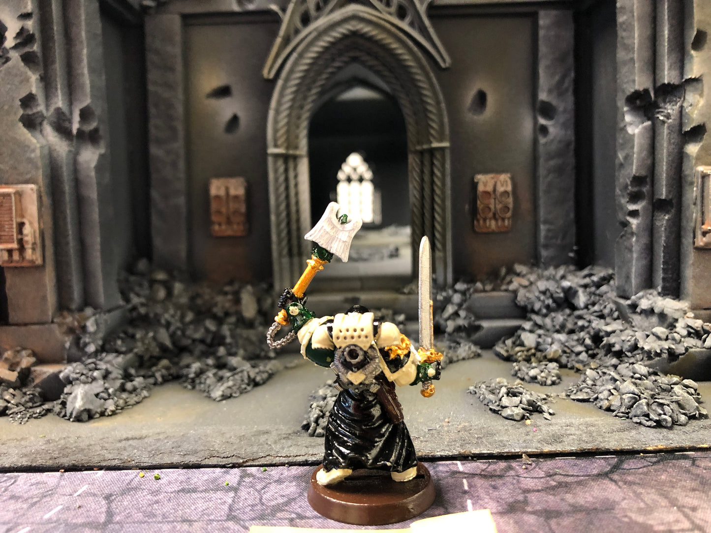 OOP Dark Angels Chaplain #681 Space Marines Warhammer 40k