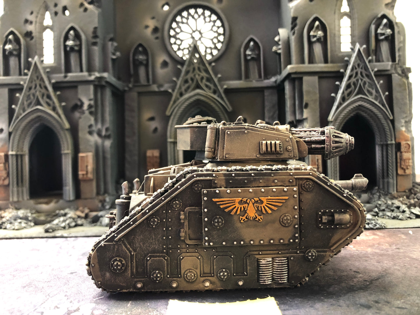 Leman Russ Battle Tank #698 Well Painted Astra Militarum Warhammer 40k