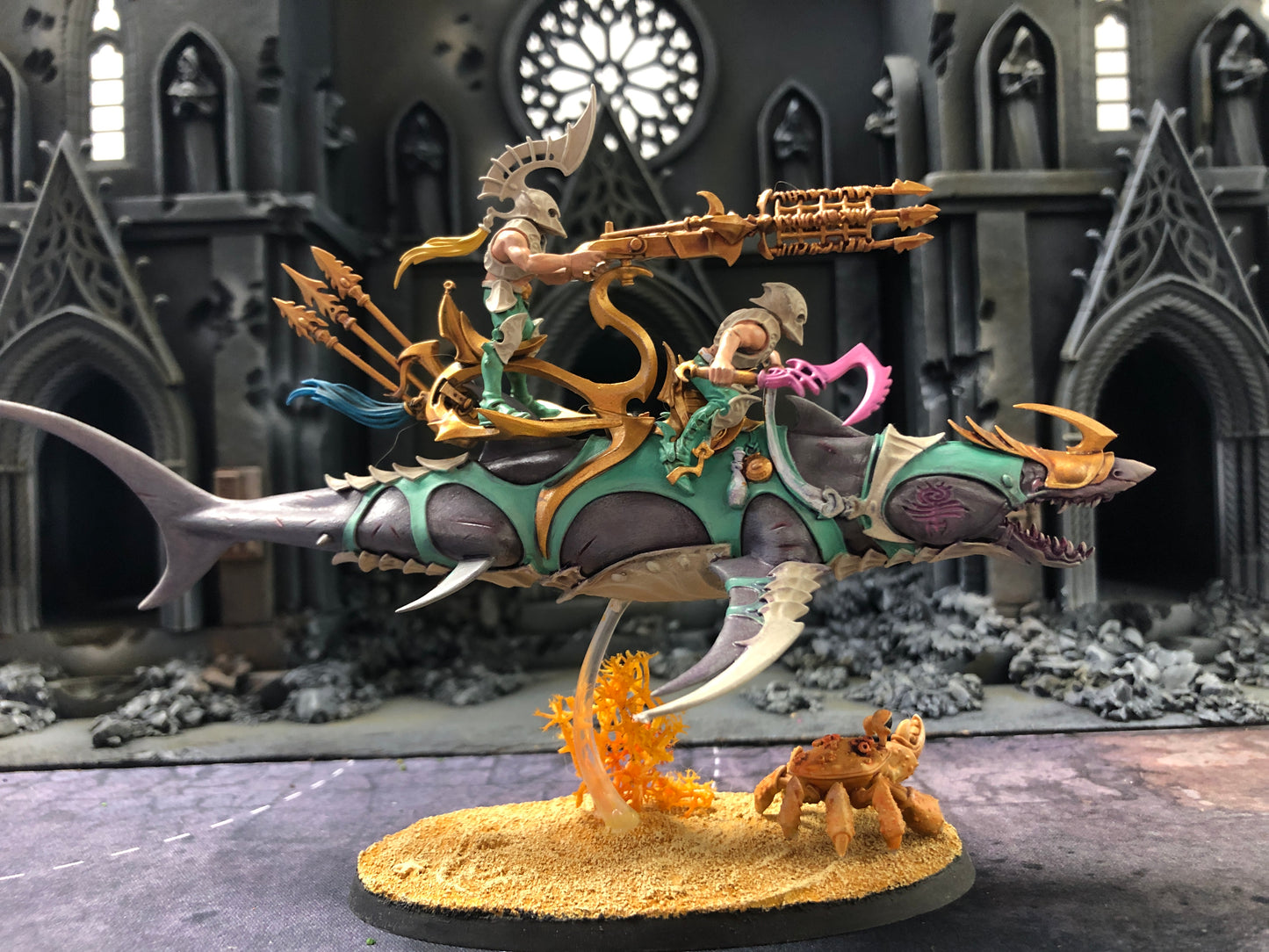 Akhelian Allopex #714 Well Painted Idoneth Deepkin AOS Warhammer 40k