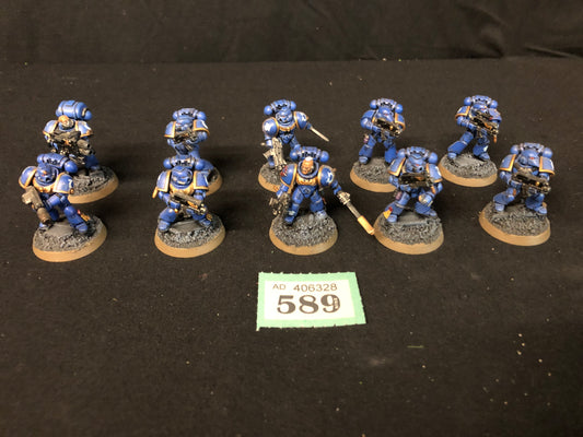 10x Tactical Marines #589 Well Painted Space Marines Warhammer 40k