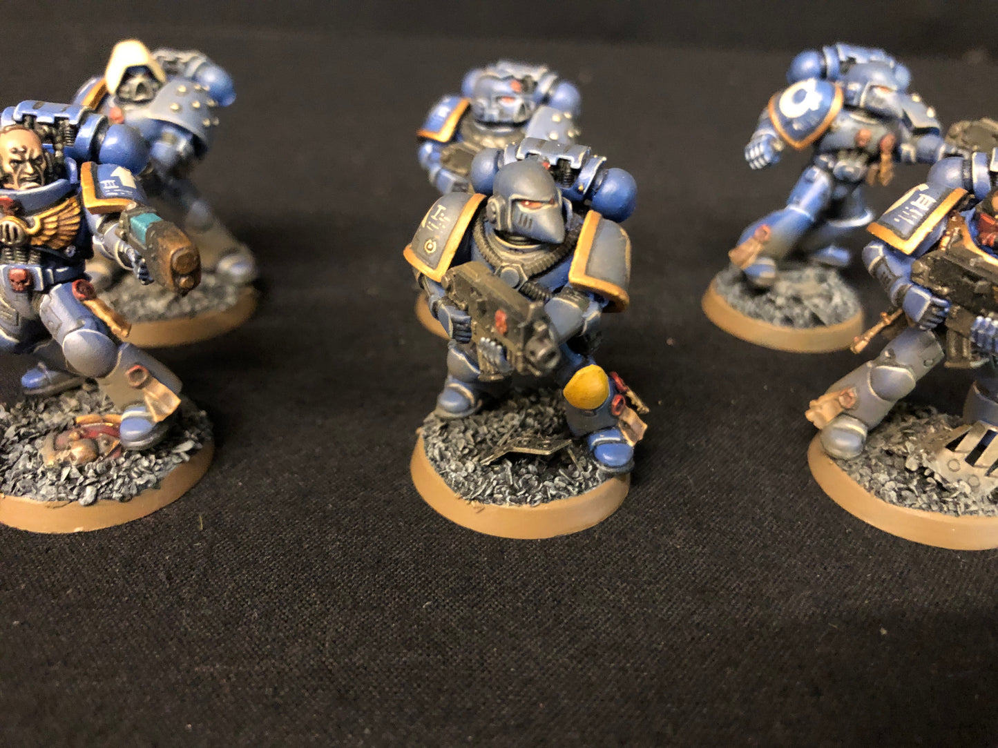10x Tactical Marines Squad Horus Heresy #618 VERY Well Painted Space Marines Warhammer 40k