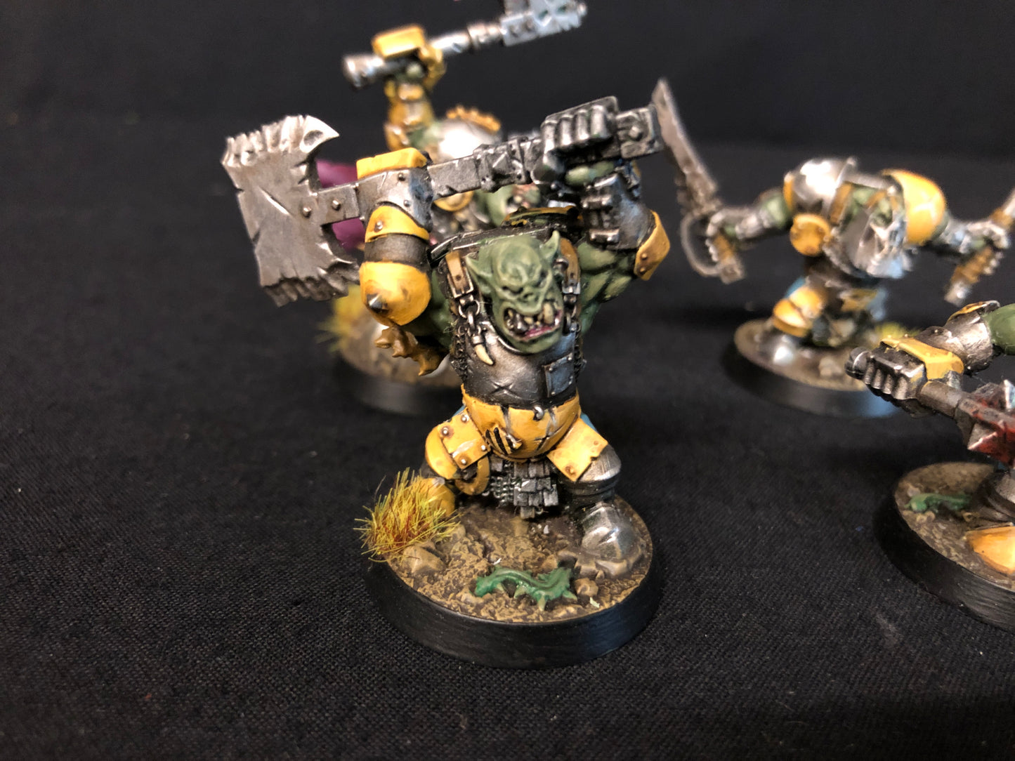 4x Nobz #621 Well Painted Orks Orruk Warlcans AOS Warhammer 40k