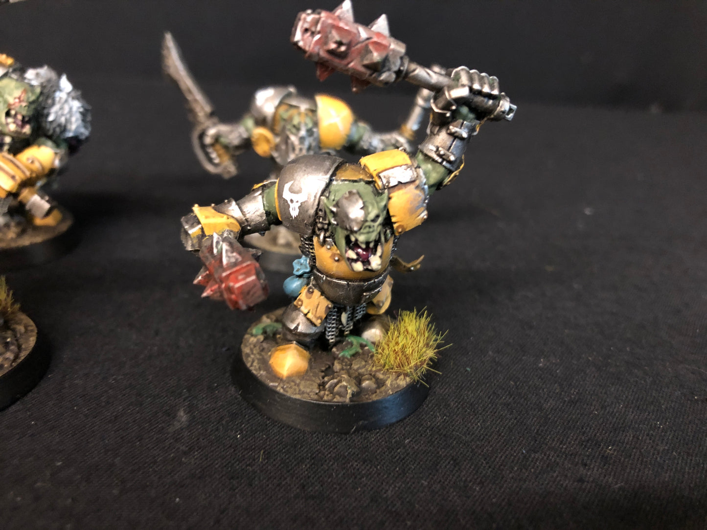 4x Nobz #621 Well Painted Orks Orruk Warlcans AOS Warhammer 40k