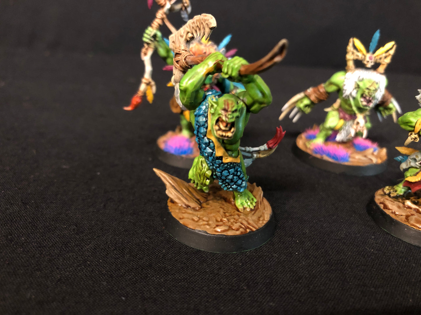 4x Hedrakkas Mob Warcry #622 VERY Well Painted Orruk Warclans Orks AOS Warhammer 40k