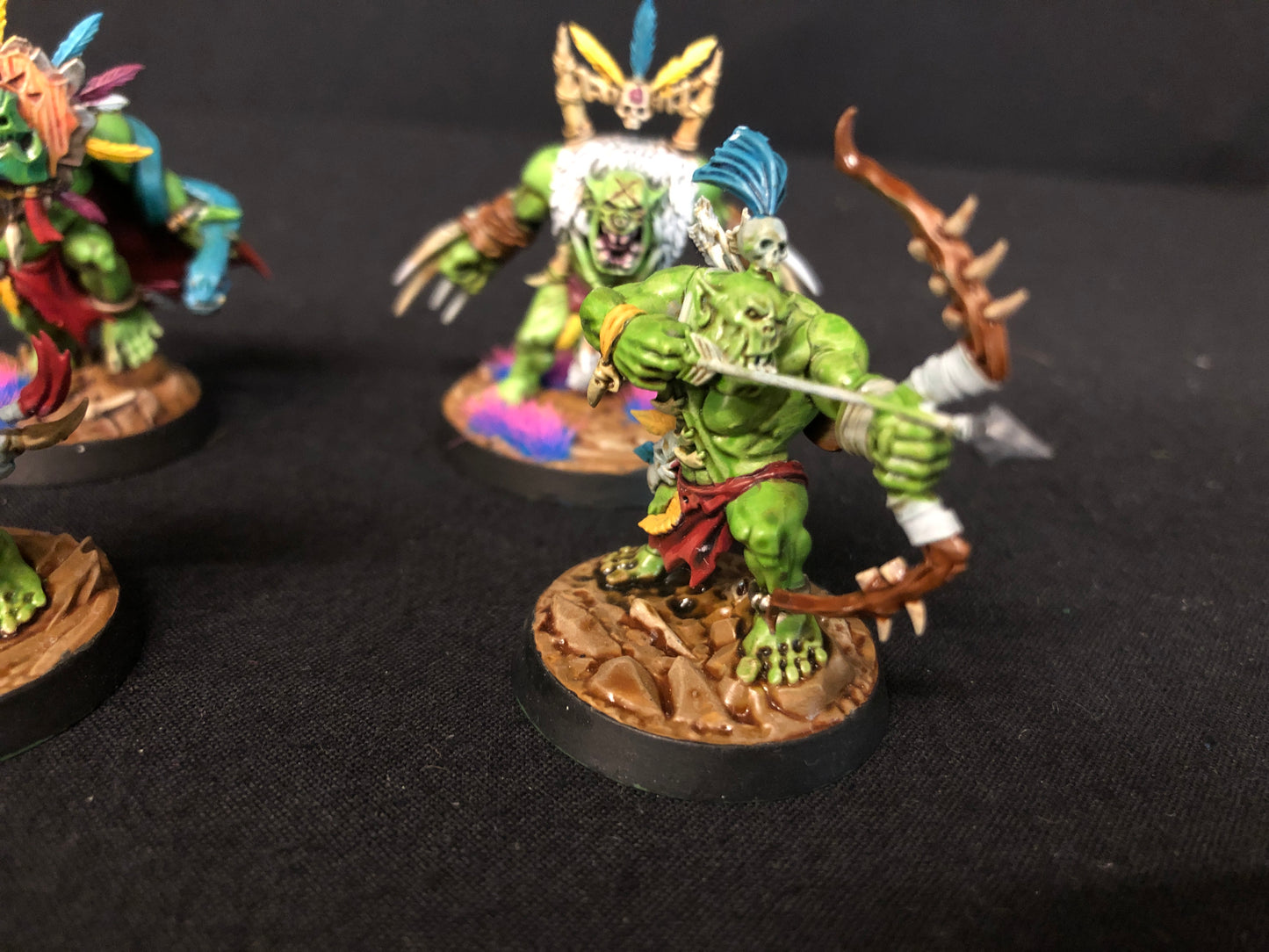 4x Hedrakkas Mob Warcry #622 VERY Well Painted Orruk Warclans Orks AOS Warhammer 40k