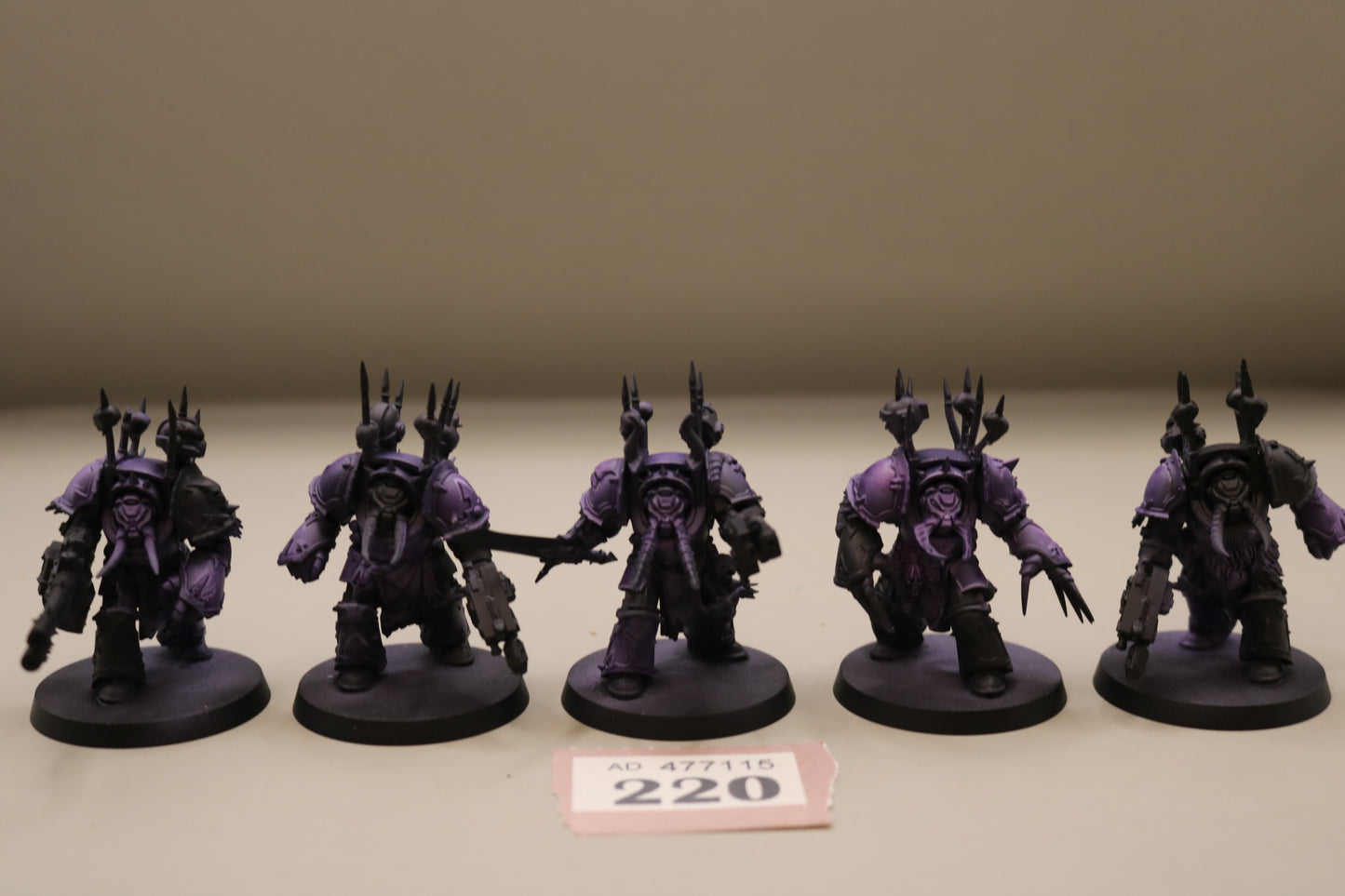 5x Chaos Terminators #220 Chaos Space Marines Warhammer 40k
