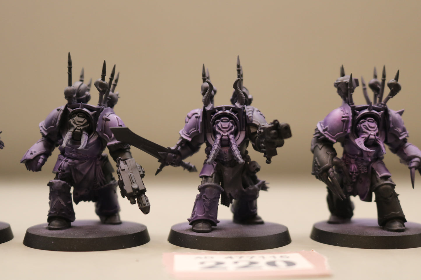5x Chaos Terminators #220 Chaos Space Marines Warhammer 40k