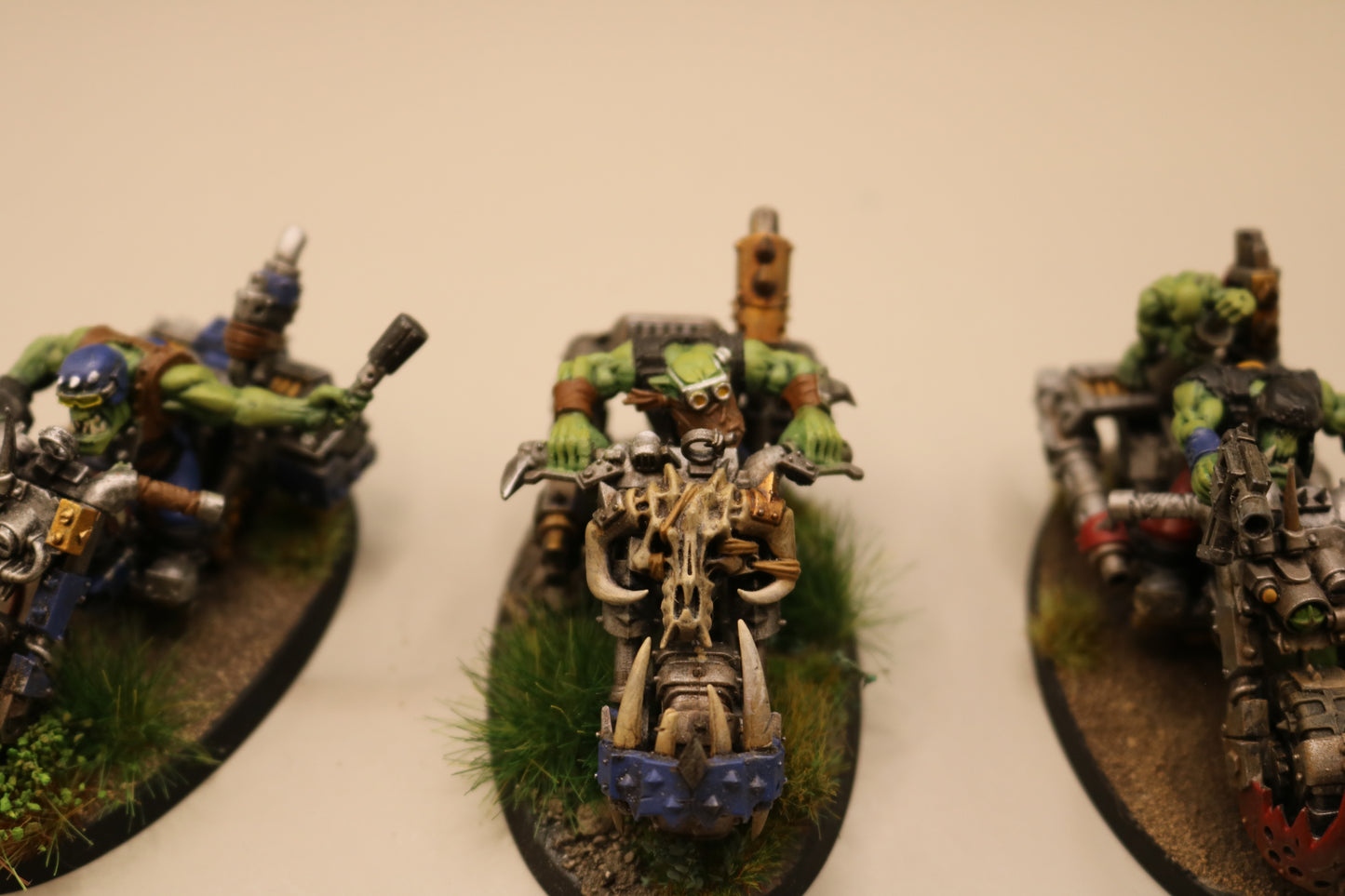 3x Ork Warbikers #225 VERY Well Painted Orks Warhammer 40k