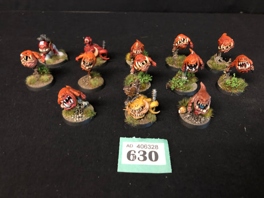 13x Squig Herd #630 VERY Well Painted Orks Gloomspite Gitz Orks AOS Warhammer 40k